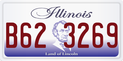 IL license plate B623269