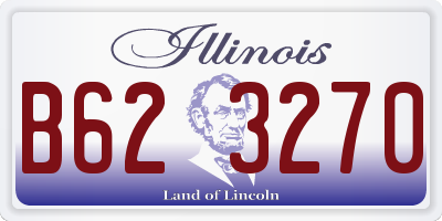 IL license plate B623270