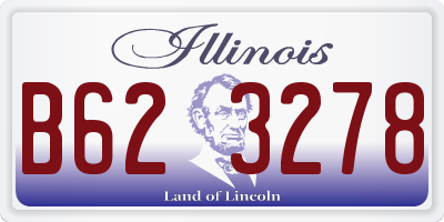 IL license plate B623278