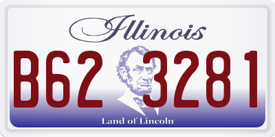 IL license plate B623281