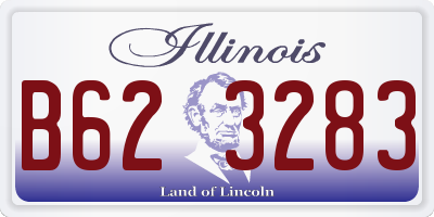 IL license plate B623283