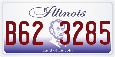 IL license plate B623285