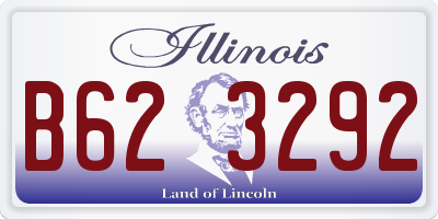 IL license plate B623292