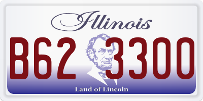 IL license plate B623300