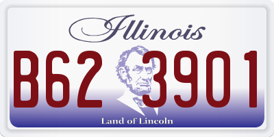 IL license plate B623901