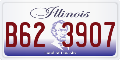 IL license plate B623907