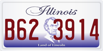 IL license plate B623914