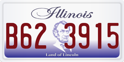 IL license plate B623915