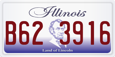 IL license plate B623916