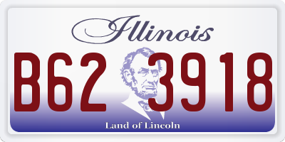 IL license plate B623918
