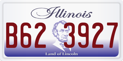 IL license plate B623927