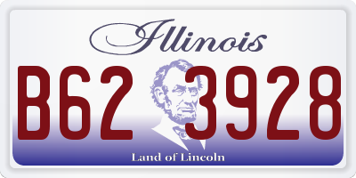 IL license plate B623928