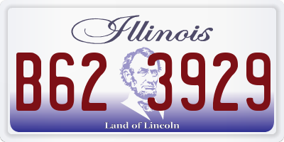 IL license plate B623929