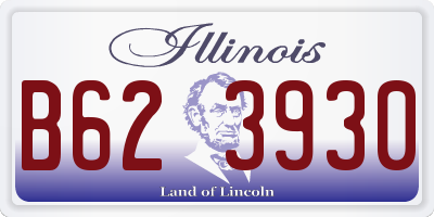 IL license plate B623930