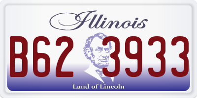 IL license plate B623933
