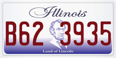 IL license plate B623935