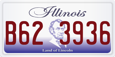 IL license plate B623936