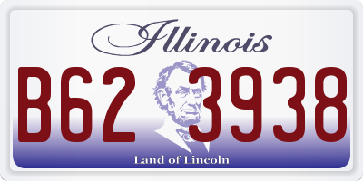 IL license plate B623938