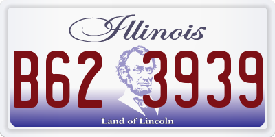 IL license plate B623939