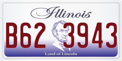 IL license plate B623943