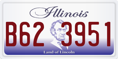 IL license plate B623951
