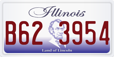IL license plate B623954
