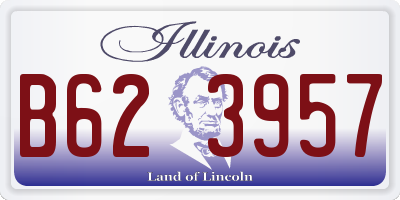 IL license plate B623957