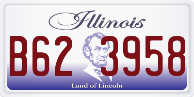 IL license plate B623958