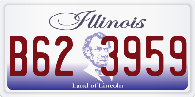 IL license plate B623959
