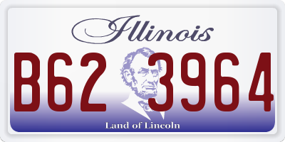 IL license plate B623964