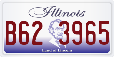 IL license plate B623965