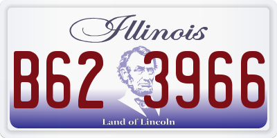 IL license plate B623966