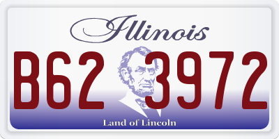 IL license plate B623972