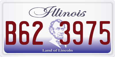 IL license plate B623975