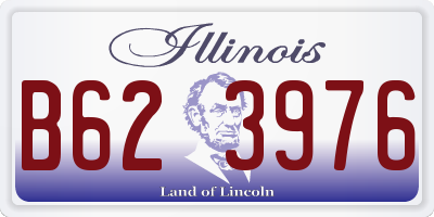 IL license plate B623976