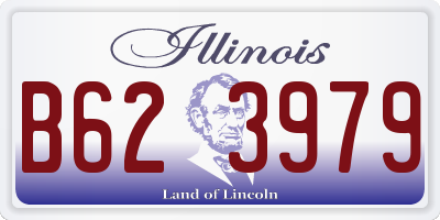 IL license plate B623979