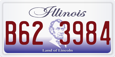 IL license plate B623984