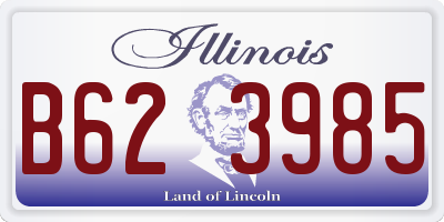IL license plate B623985