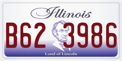 IL license plate B623986