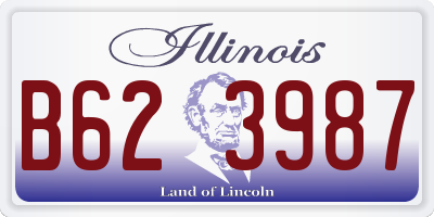 IL license plate B623987