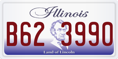 IL license plate B623990