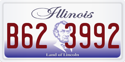 IL license plate B623992