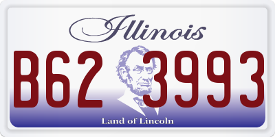 IL license plate B623993