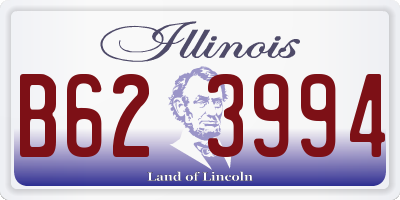 IL license plate B623994