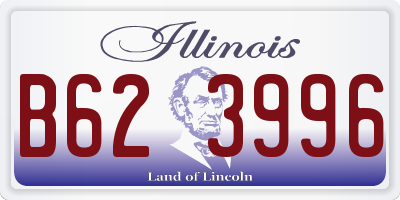 IL license plate B623996