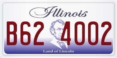 IL license plate B624002