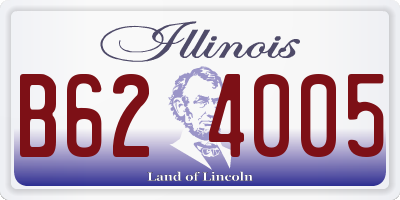 IL license plate B624005