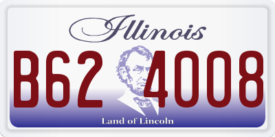 IL license plate B624008