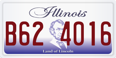 IL license plate B624016