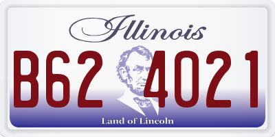 IL license plate B624021